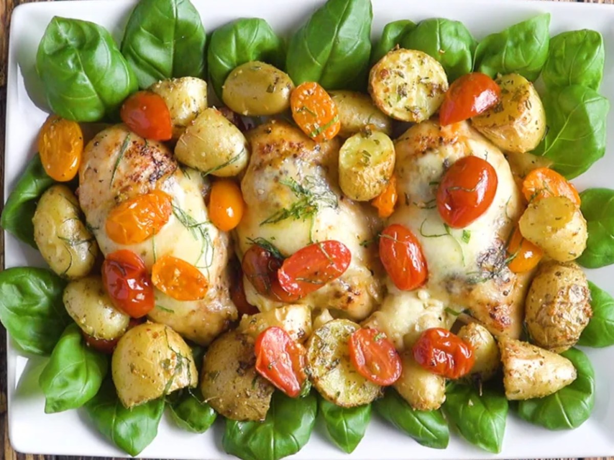 A Lot Of Garlic & A Lot Of Flavor With Bruschetta Chicken!