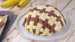 Chocolate Vanilla Lattice Cake