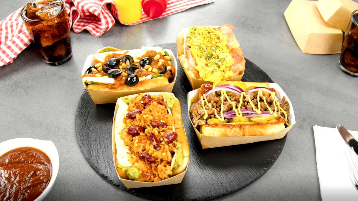 4 Street Food Toast Dogs