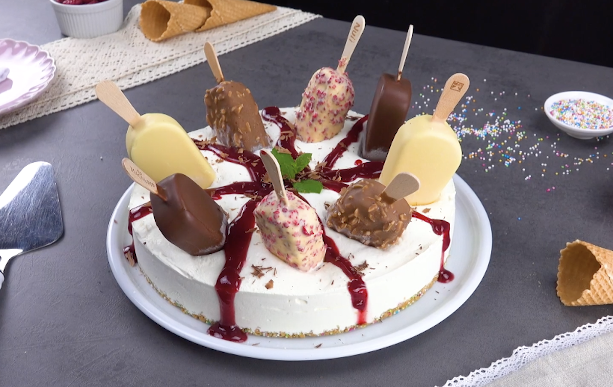 Magnum Ice Cream Cheesecake