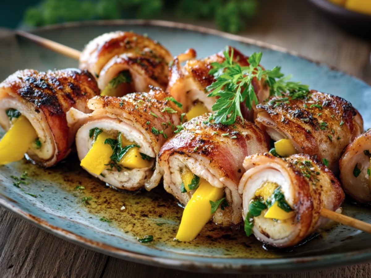 Our Grilled Turkey-Mango Skewers Will Enchant You