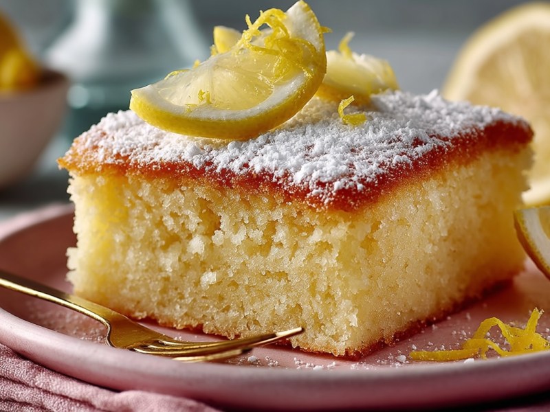 Buttermilk Sheet Cake with Lemon: Easy Sheet Cake Recipe