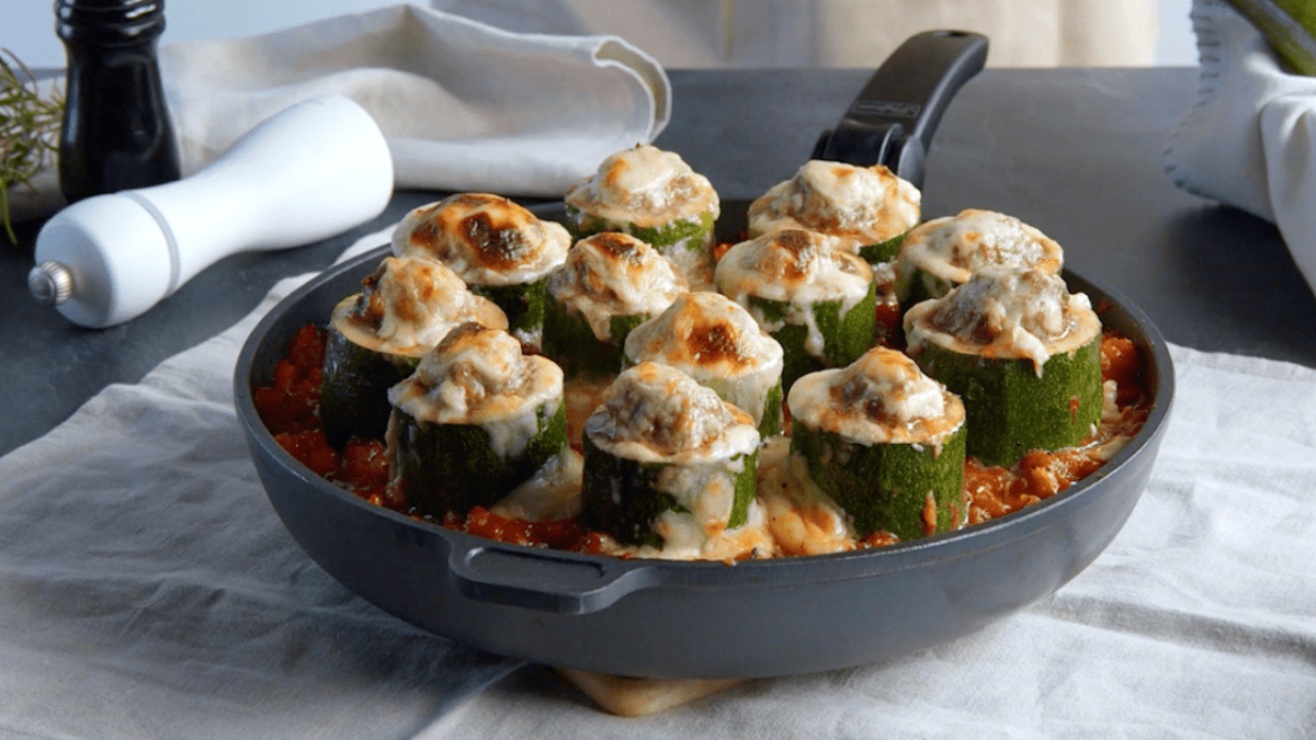 Zucchini-ground beef casserole